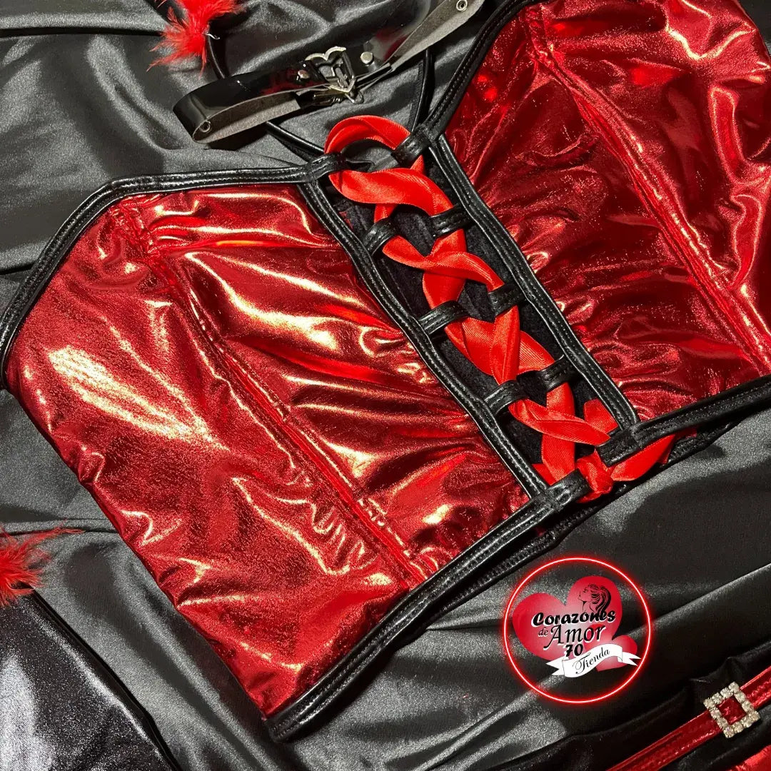 Diseño de diablita brillante