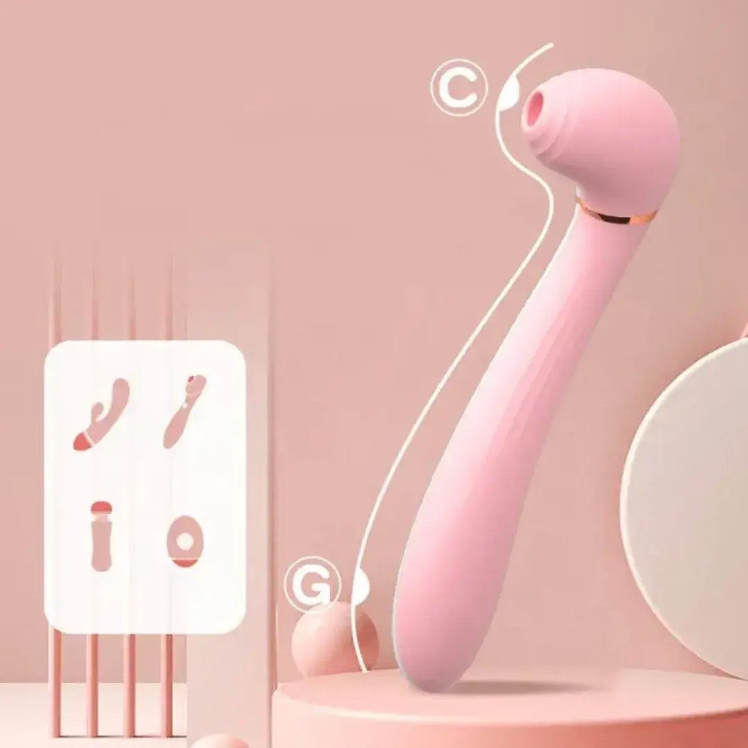 VIBRADOR Y SUCCIONADOR MAITE