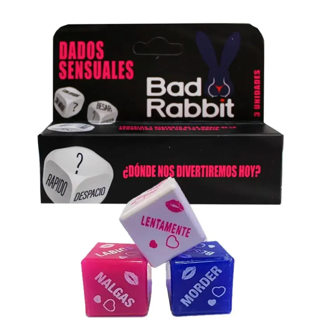 DADOS EROTICOS X 3 UNIDADES