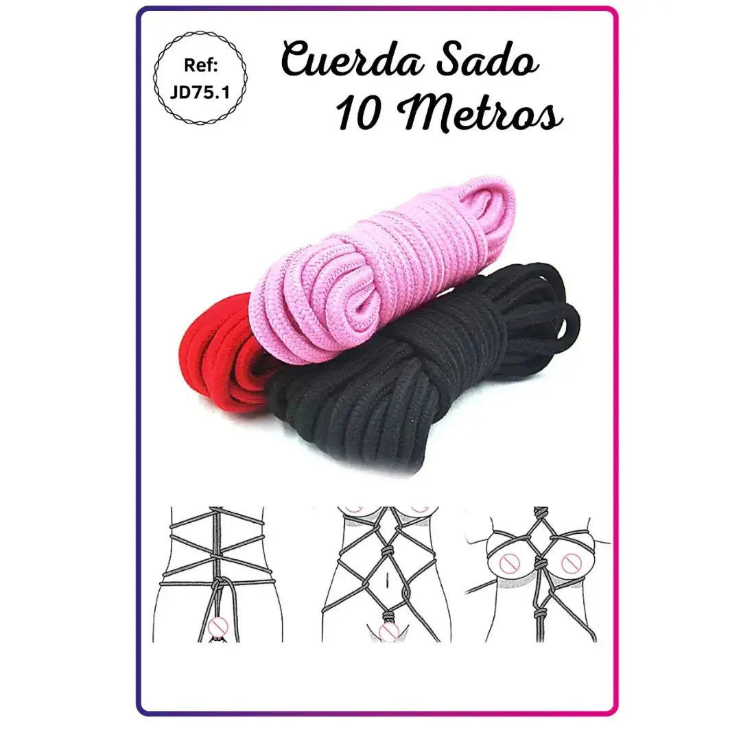 CUERDA BONDAGE ( 10 METROS )