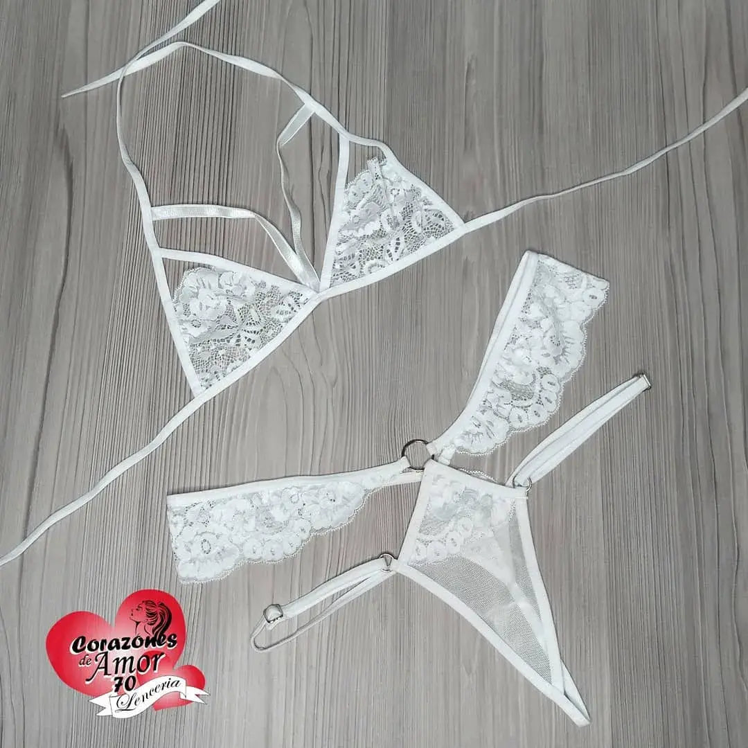 Conjunto de lenceria con100