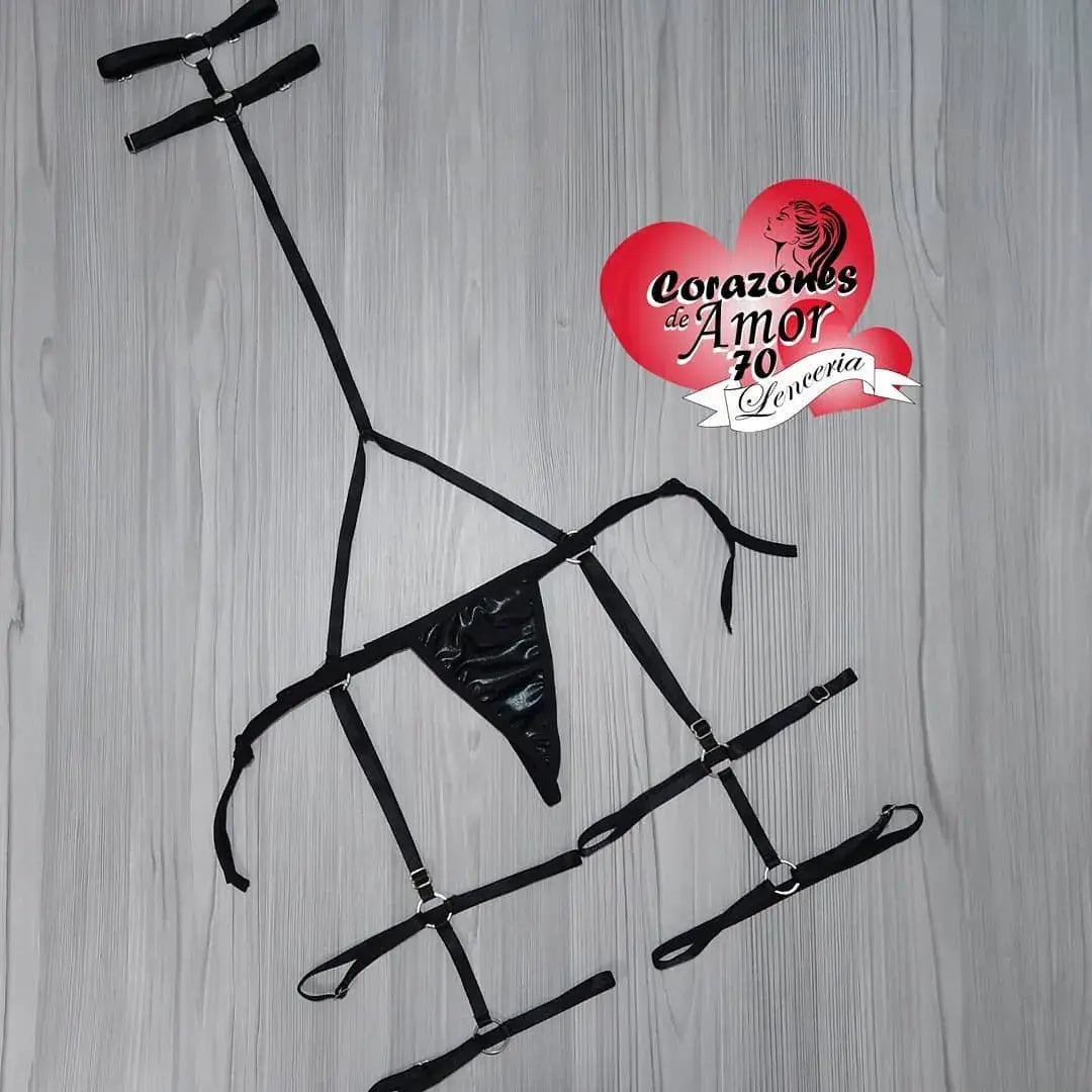 Conjunto de lencería sado referencia a021