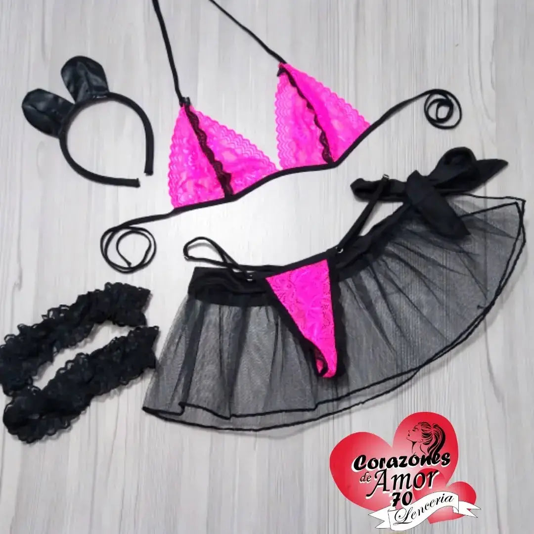 Diseño conejita rosa referencia LD0021