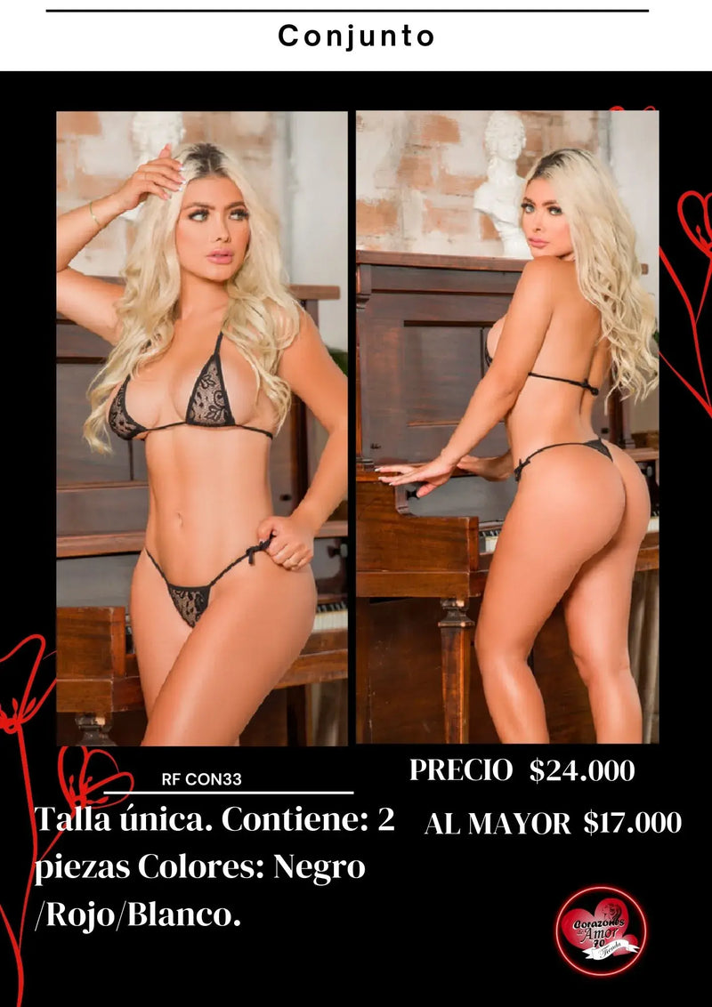 Conjunto 2 piezas con33