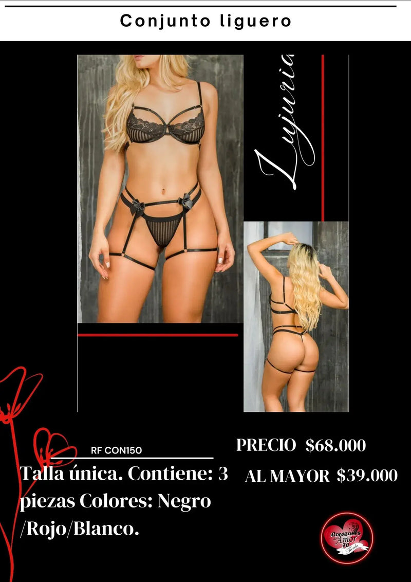 Conjunto liguero con150