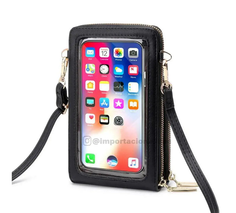 BOLSO BILLETERA PORTA CELULAR VISOR