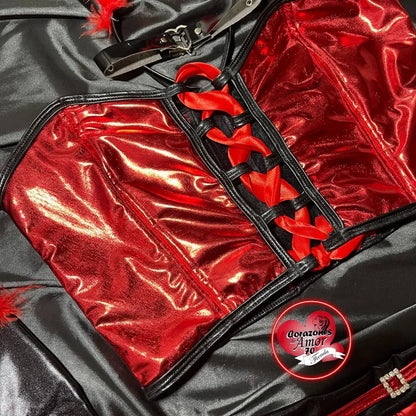 Diseño de diablita brillante
