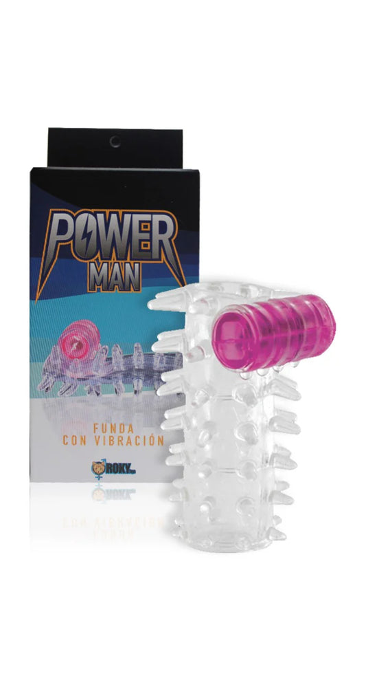 FUNDA CON VIBRACIÓN POWER MAN