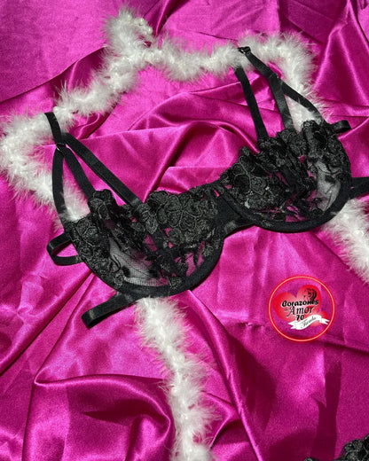 Conjuto de lenceria Negro