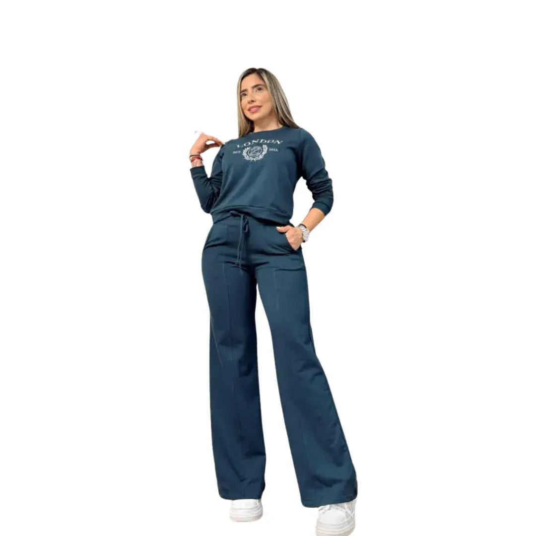 Conjunto bota campana London