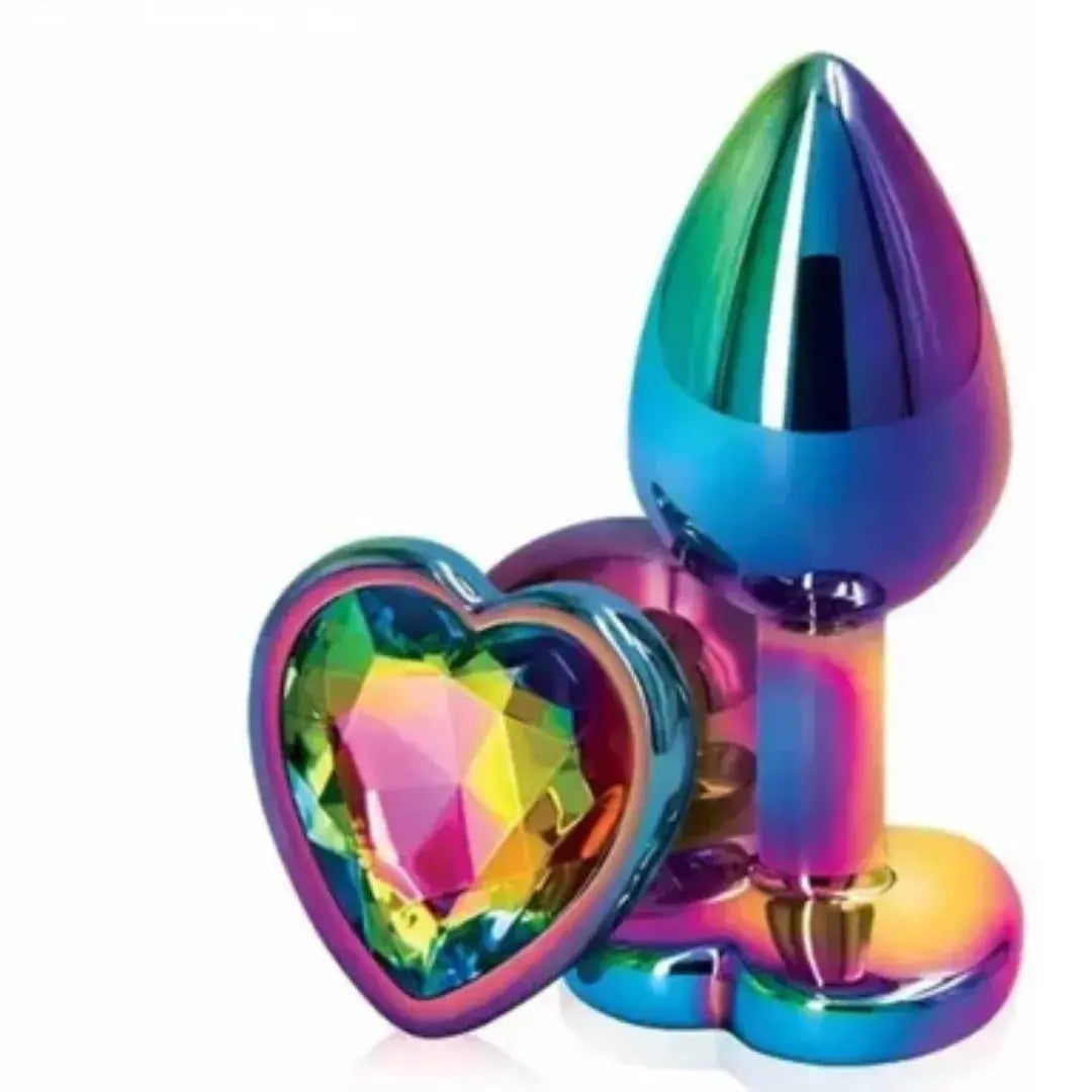 PLUG JOYA CORAZON TORNASOL TALLA L