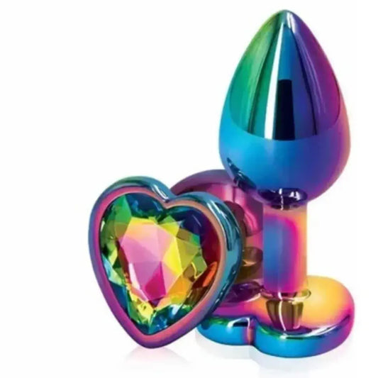 PLUG JOYA CORAZON TORNASOL TALLA M