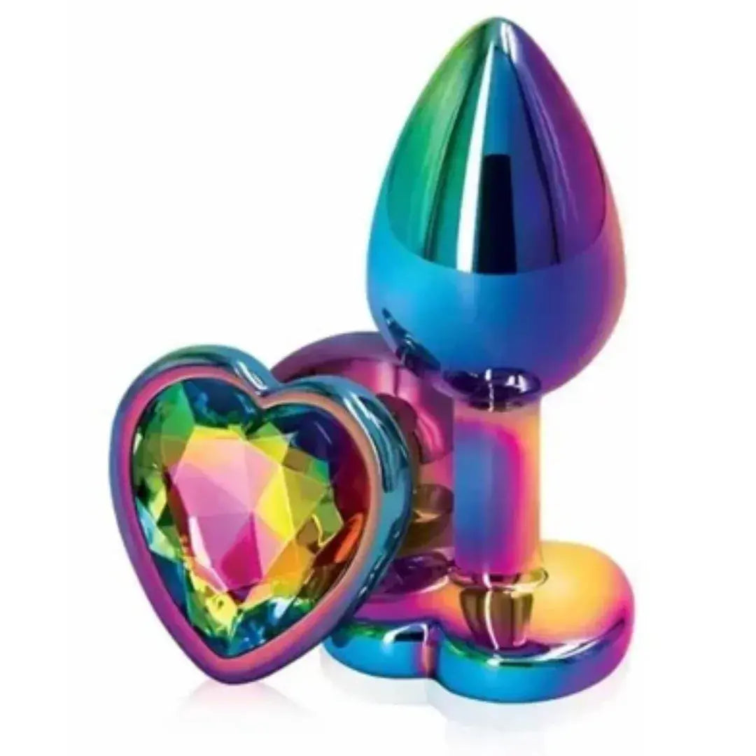 PLUG JOYA CORAZON TORNASOL TALLA S