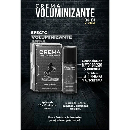 CREMA VOLUMINIZANTE X30ML BLACK POWER