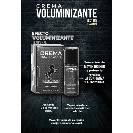 CREMA VOLUMINIZANTE X30ML BLACK POWER