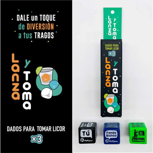 JUEGO DADOS LANZA Y TOMA