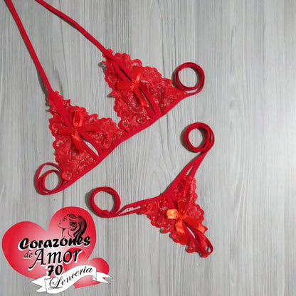 Conjunto de lencería con82