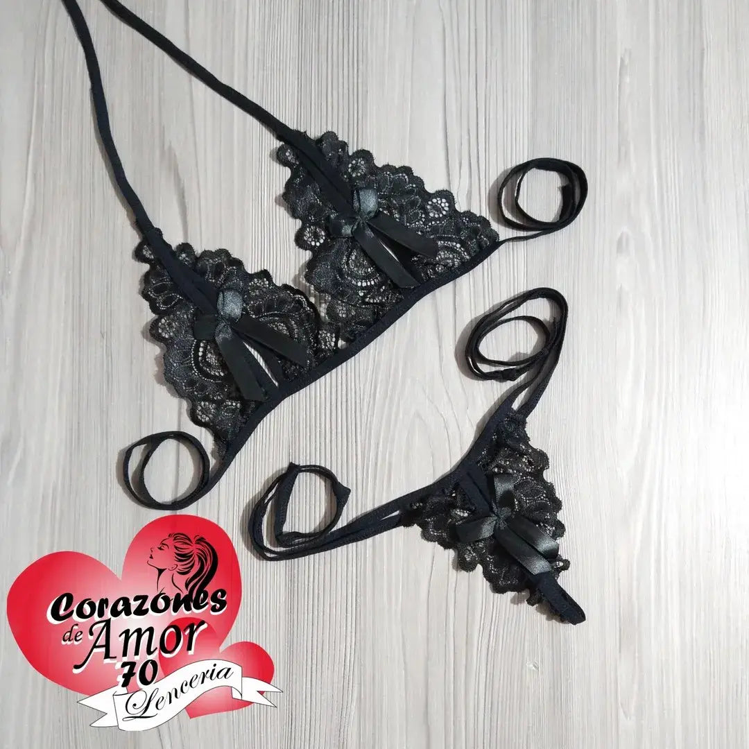 Conjunto de lencería con82